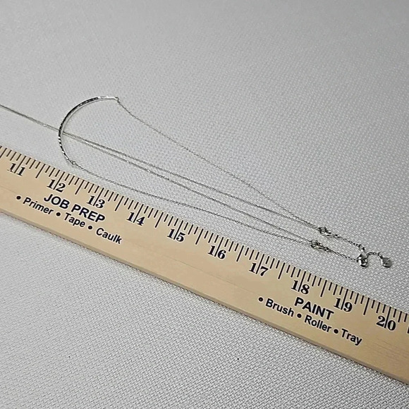 NIB - Retired Stella & Dot Kari Layered Necklace Silver Delicate Versatile - Picture 14 of 14